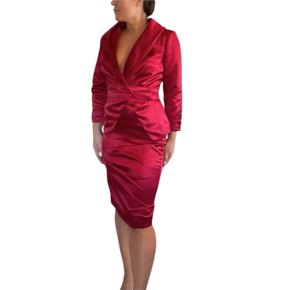 Jovani Skirt Suit Red - Picture 1 of 4